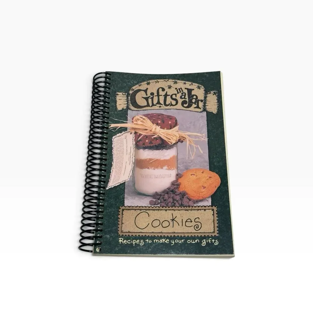 VTG Y2K Gifts In A Jar Spiral Cook Book Recipe Cards For Handcrafted Gifts Lot 5